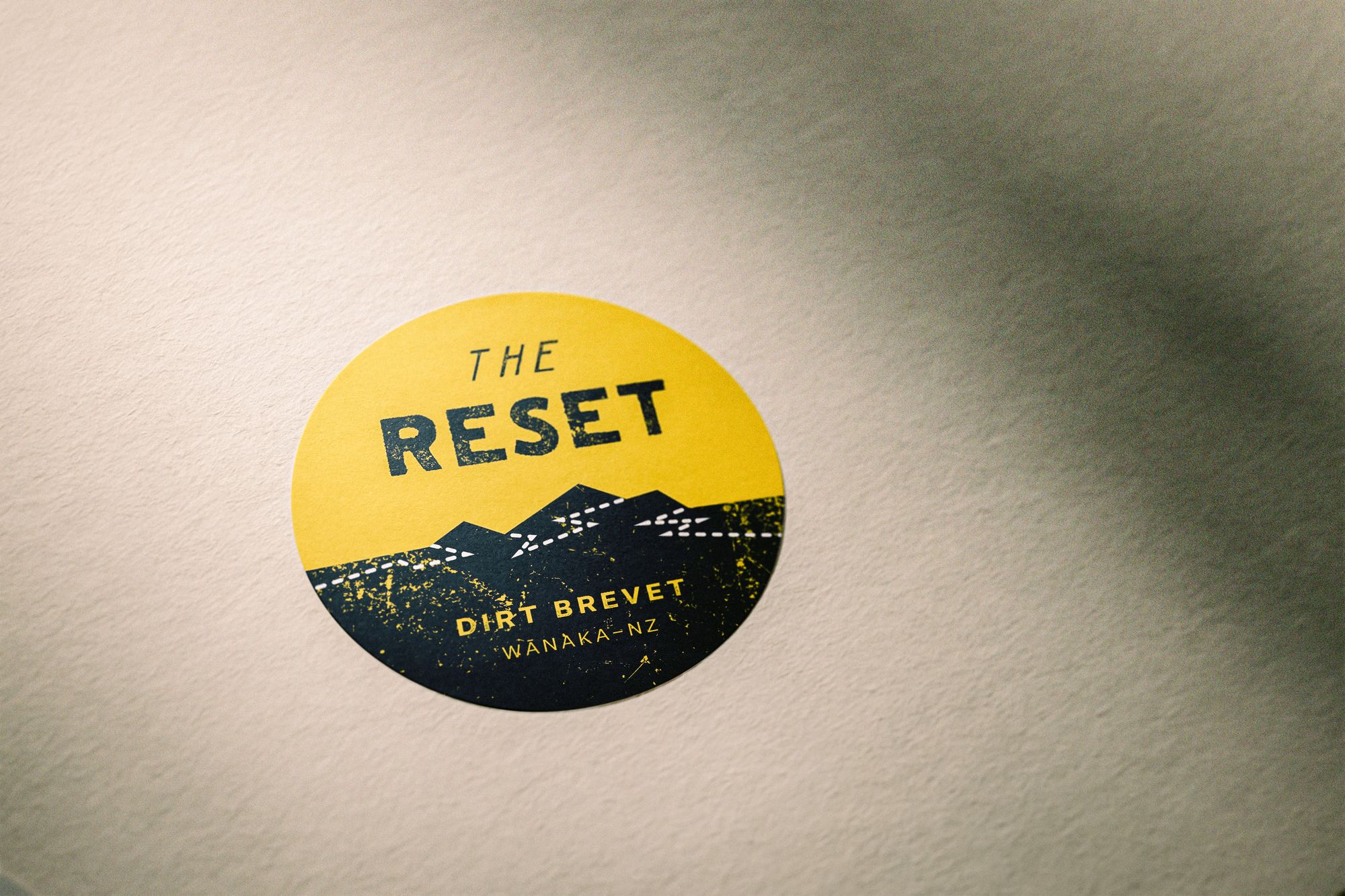 The Reset Brevet: Identity, merchandise and website for a Wānaka dirt-road bikepacking event.